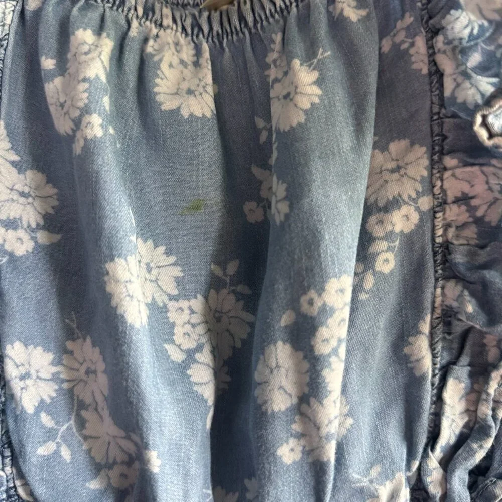 Denim OshKosh B'Gosh Jumpsuit with Floral Print - Size 2T